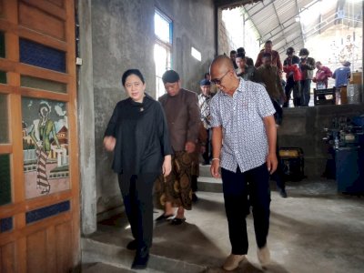 Ibu Puan Maharani minta Sentra UMKM kerajinan tembaga dan kuningan di Tumang tetap modern