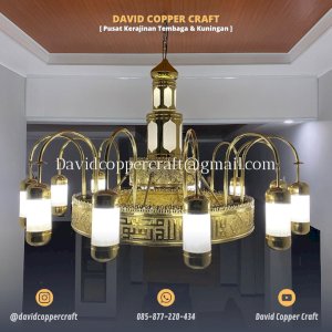 Lampu Gantung Masjid Model Nabawi - David Copper Craft