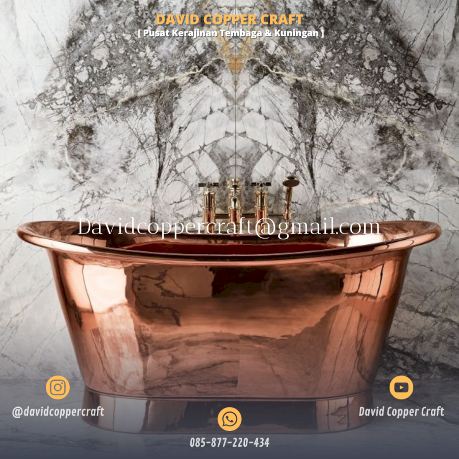 Produk David Copper Craft Bathtub