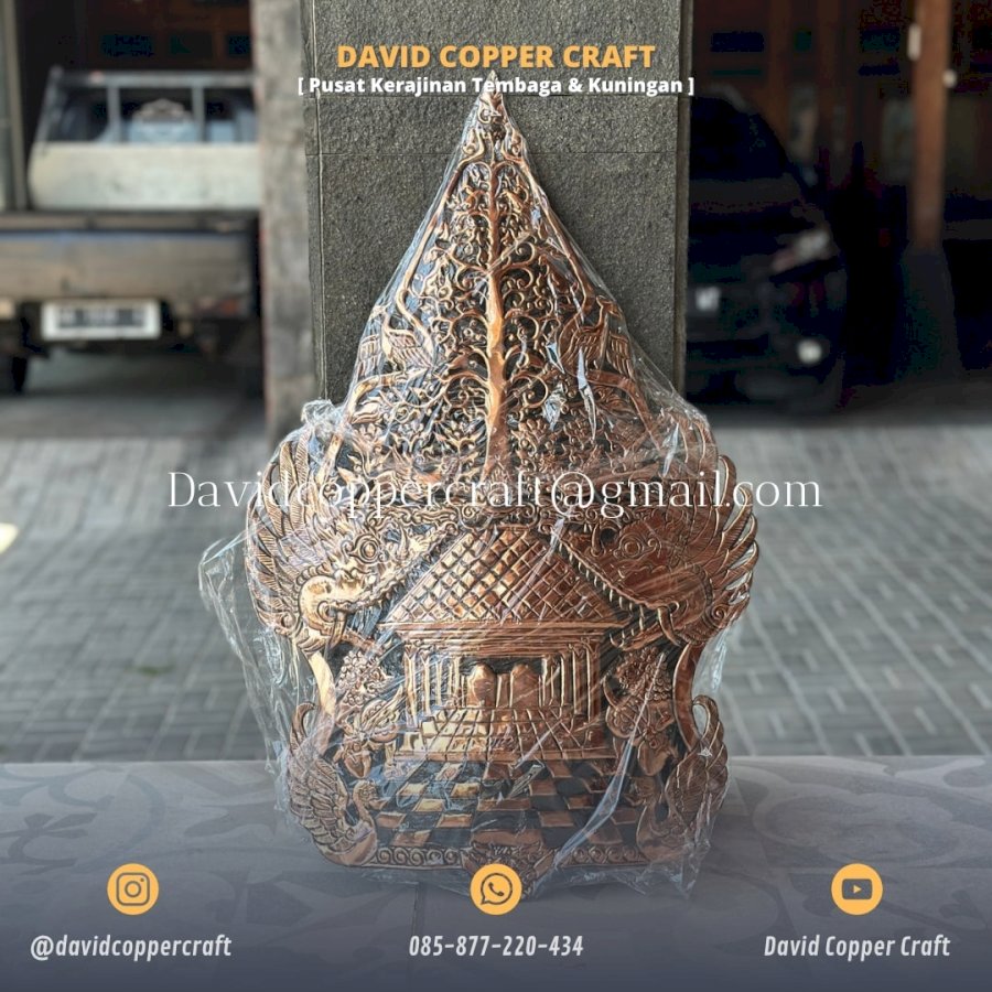 Produk David Copper Craft Gunungan Wayang