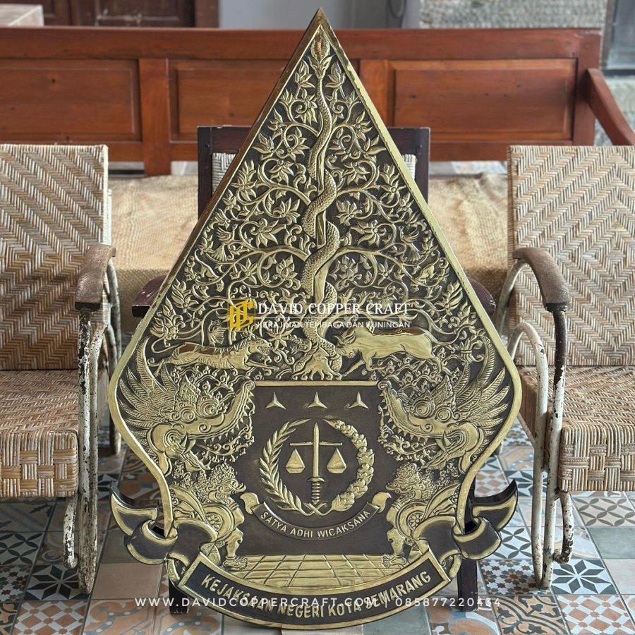 Produk David Copper Craft Gunungan Wayang Kuningan Handmade – Karya Seni Tradisional dari David Copper Craft