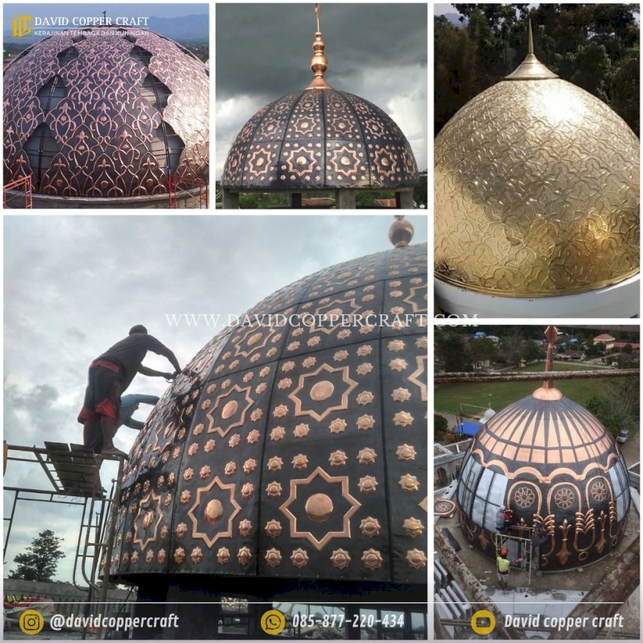 Produk David Copper Craft Kubah Masjid