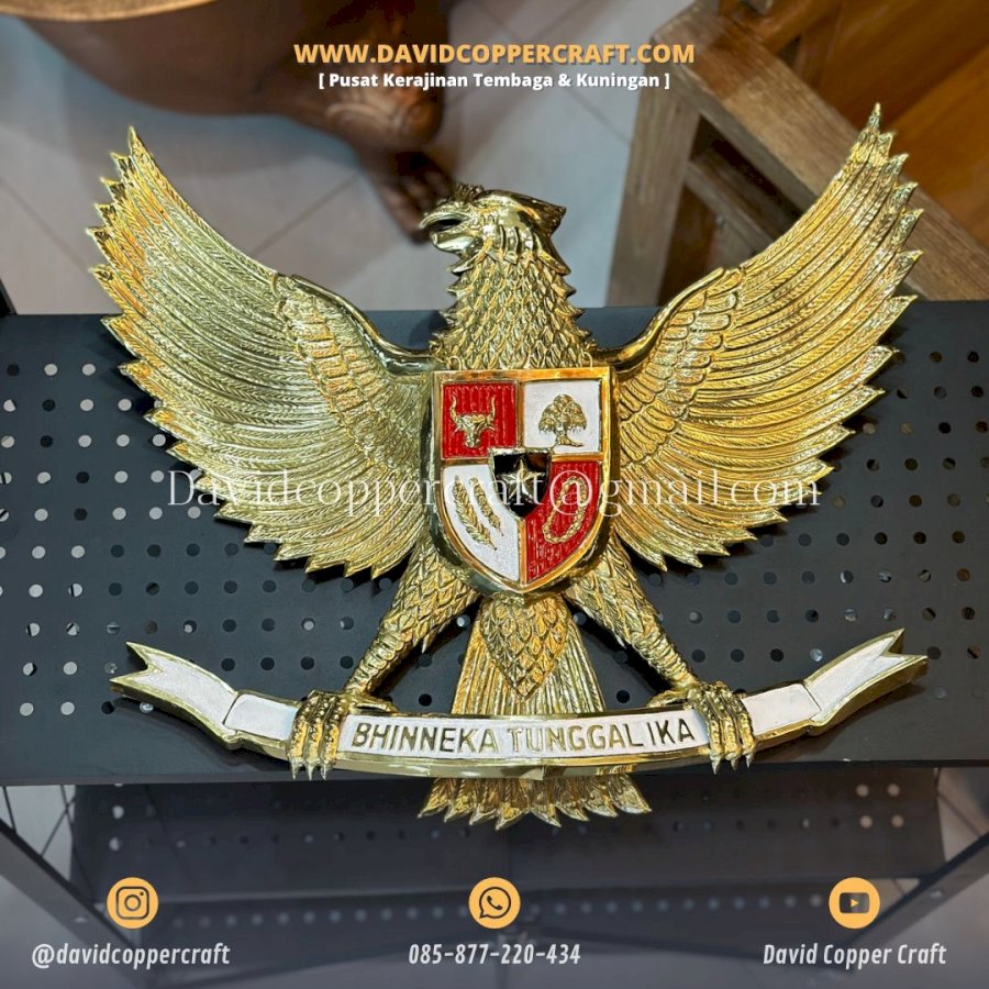 Produk David Copper Craft Lambang Garuda Pancasila