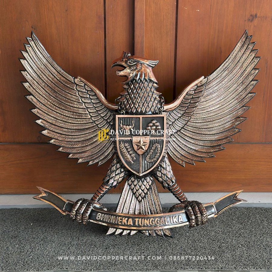 Produk David Copper Craft Lambang Garuda Pancasila Tembaga – Karya Seni Bernilai Nasional dari David Copper Craft