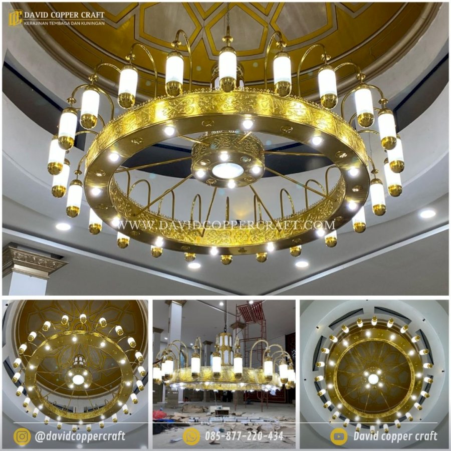 Produk David Copper Craft Lampu Gantung Nabawi