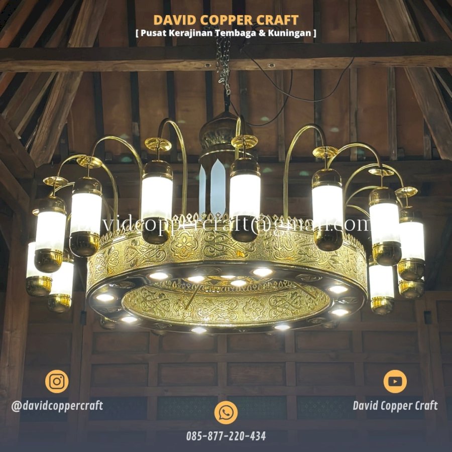 Produk David Copper Craft Lampu Nabawi
