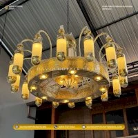 Produk David Copper Craft Lampu Gantung Nabawi Kuningan - Mahakarya Mewah dari David Copper Craft